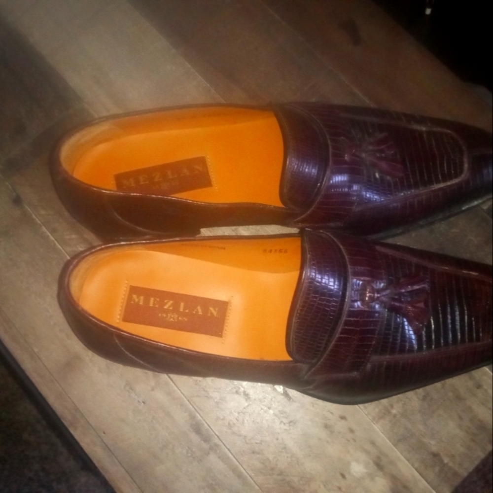 Mezlan Genuine lizard 8 1/2 men